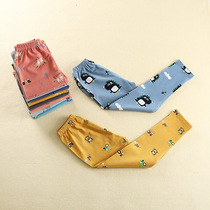 Leka Cotton Children Autumn Pants Pure Cotton Boy Girl Child Large Boy Single Strips Cotton Wool Pants Baby Sleeping Pants Pants Pants Pants Pants