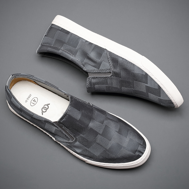 2023 new canvas shoes men's summer men's shoes breathable casual shoes slip on old Beijing cloth shoes men's sneakers