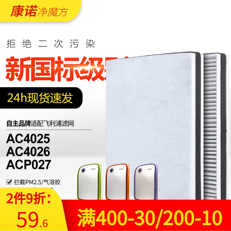 Adapted Philips air purifier filter AC4026 AC4026 AC4025 ACP027 ACP027 core AC4127 removing aldehydes