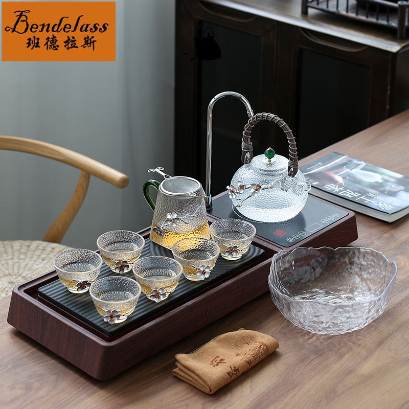 Banderas simple living room kettle Kung Fu tea set tea tray set home automatic one-piece tea set