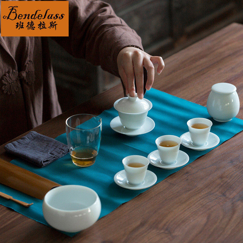 Kunfu Tea Set Small Set Travel Tea Toys Household Simple Just Cup Modern Glass Portable Tea Set