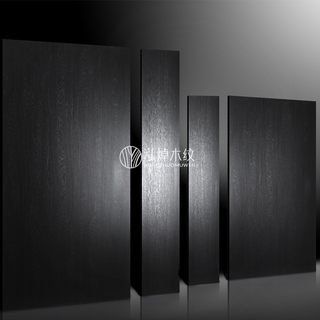 Foshan tiles all-over black imitation wood grain tiles