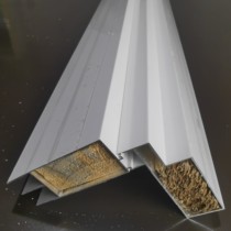 Brick clamp cabinet white corner inner corner card slot two-in-one corner column ceramic tile stove aluminum alloy column accessories