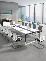 Desk Simple modern long table long table conference room table training table negotiation table and chair combination small conference table
