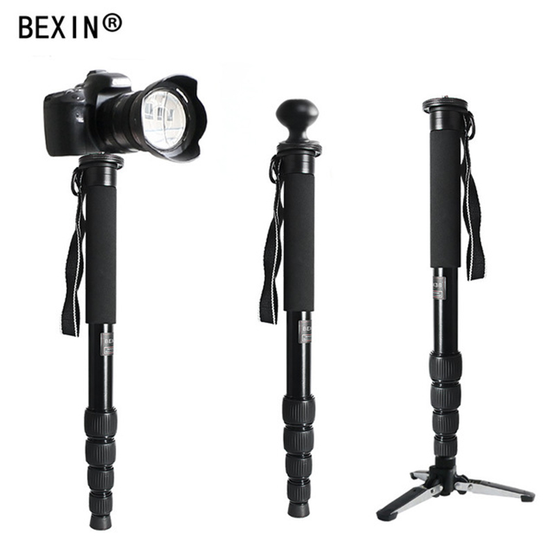 Micro Single Eye Camera Anti-Camera Professional Photo Photography Accessories Flex Folding Folding Folding Portable aluminum alloy Sole Tripod Head Stabilizers