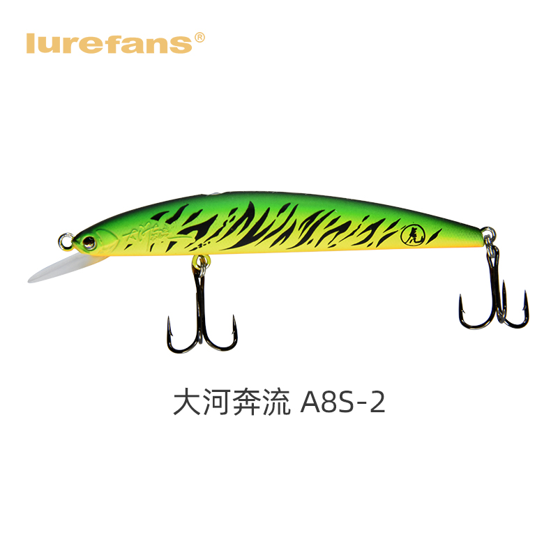 lurefans big river rushing magnetic explosion fixed layer long shot sinking water mino sea bass mandarin fish road sub bait A8S-2