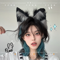 Guardian Cat Girl Electric Wolf Ears Gravity Sensing Animal Ears Headwear Comic Exhibition Cos Props Moving Cat Ears Headband