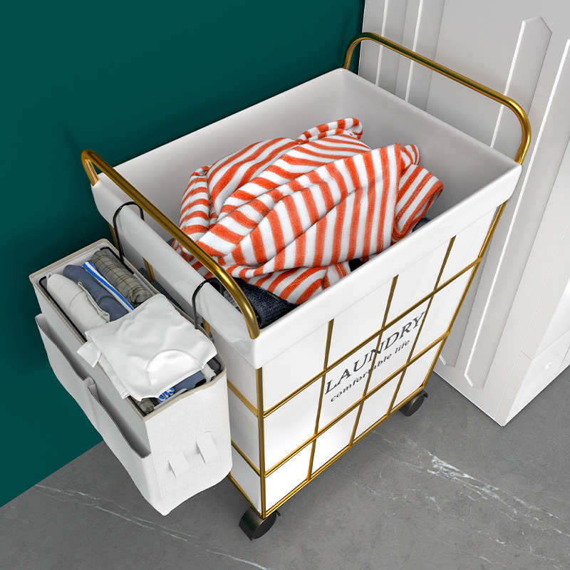 Dirty Laundry Containing baskets light and luxurious clothes basket Dirty Laundry Basket Domestic Laundry ins Wind clothing Toy Doll Containing barrel