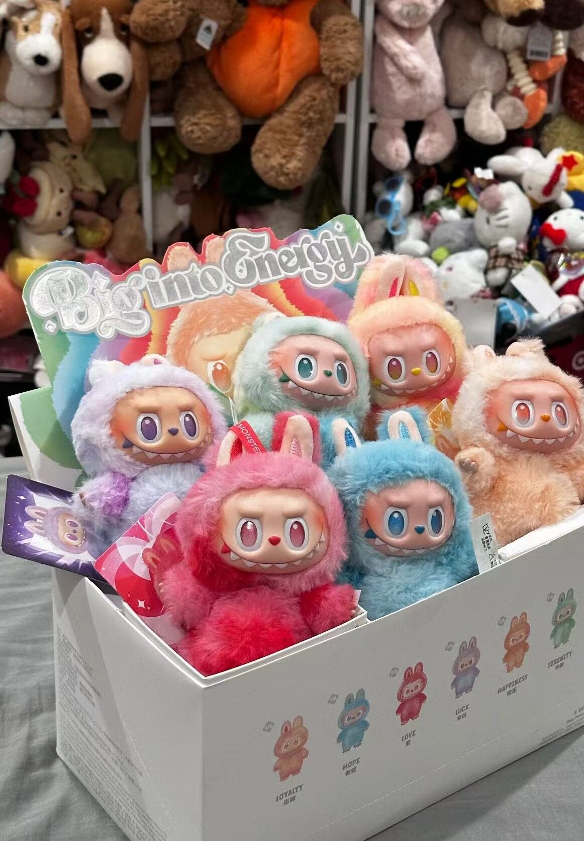 アイドル POPMART labubu3.0 1box POP MART The Monsters Labubu Big into Energy Plush 3.0 Blind Box