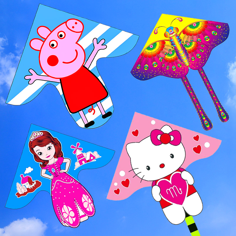 Girls small kite children's special breeze easy to fly 2022 new style manufacturers direct sales butterfly net red Chinese style