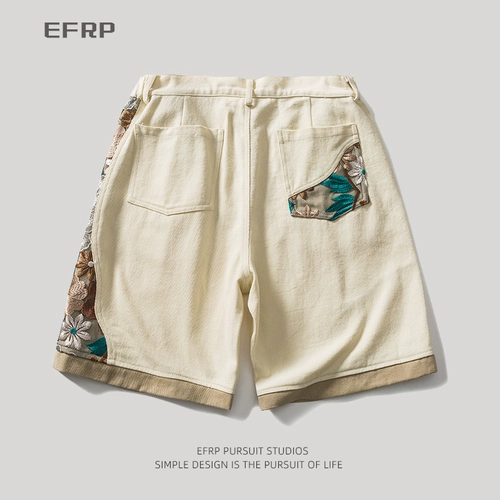 Baihua Bloom | efrp | Нишевые дизайнерские бренды | Гендерные ветры | Шорты с кружевной вышивкой