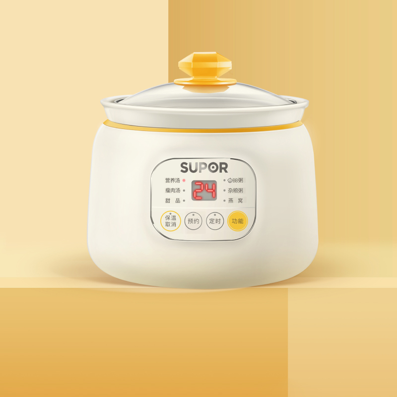 Suber baby electric saucepan baby food supplement pot full automatic soup stew mini stew cup boiled porridge artifact bb pot home