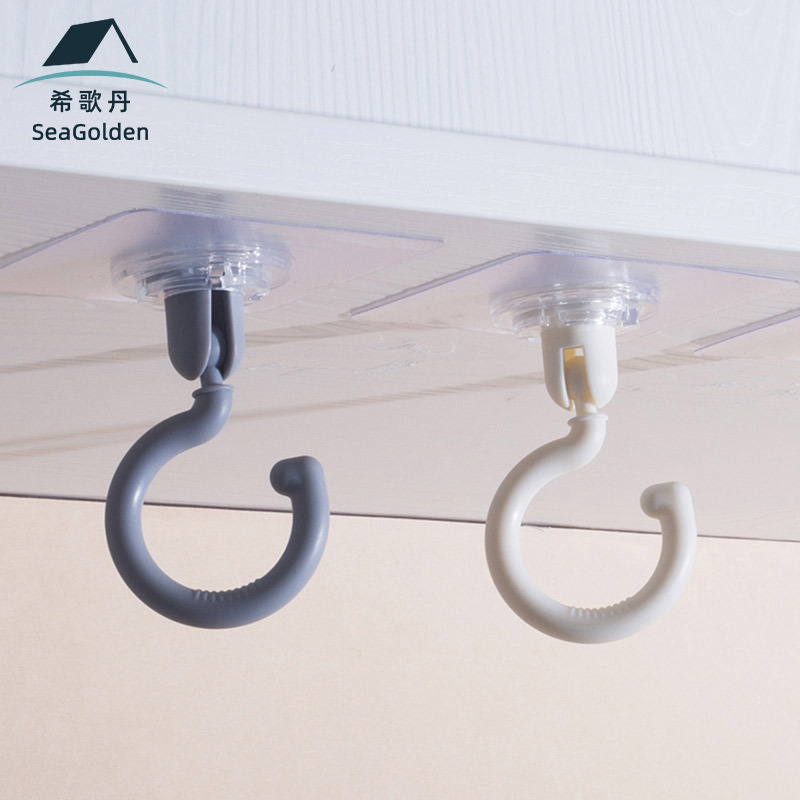 No-Nail, Traceless Ceiling Hooks, No-Drill, Large Mosquito Net Curtain Adhesive Hooks, Household Adhesive Hooks for Clothes, Hats, Kitchen, Heavy-Duty