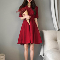 Micro Fat Girls Wear Hitch Summer Big Code Womens Dress Superior Dresses Fat Mm Veil Slim Pear-shaped Stature Dress