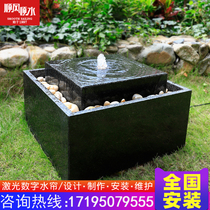 Outdoor Patio Water View View Pool Water Pool Shower Nozzle Fish Pool Water Cycle Waterscape Decoration Pendulum garden water system