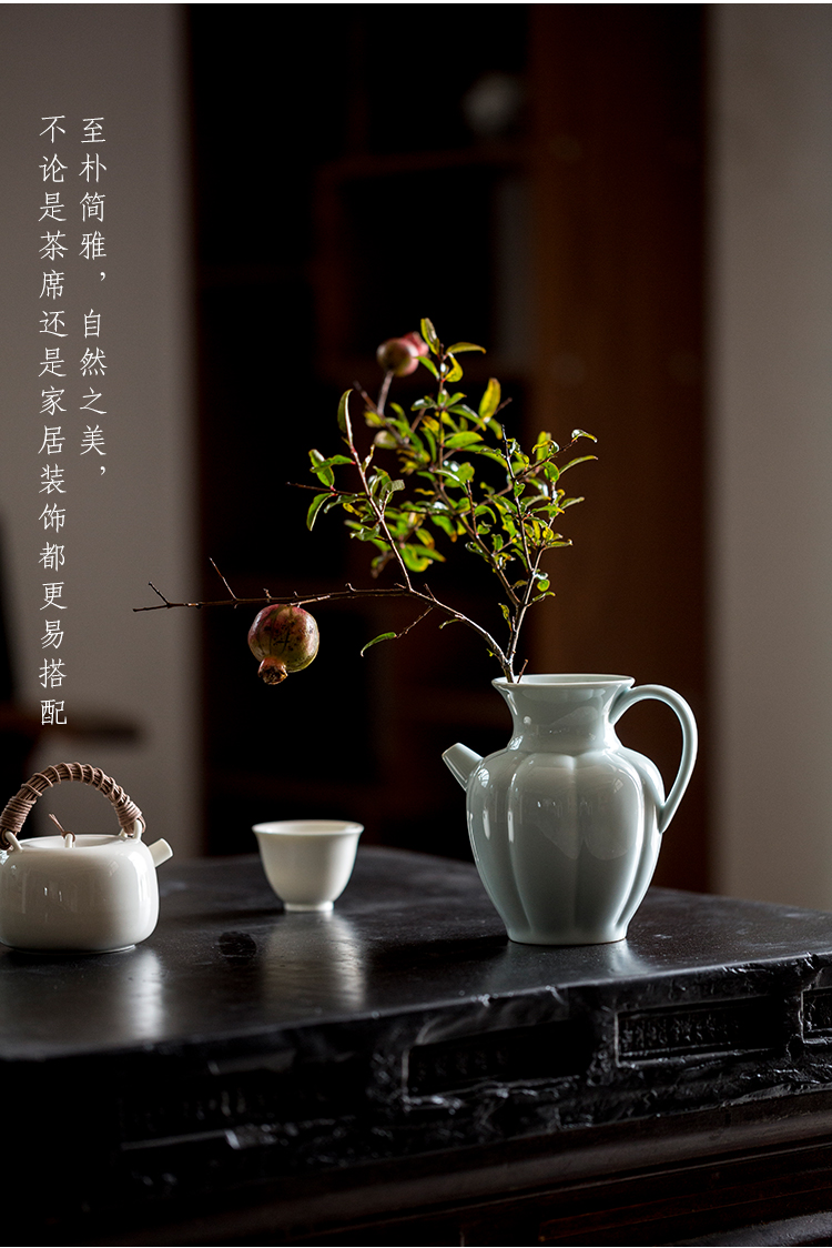 Dream ShuYu rhyme shadow tsing kung fu tea cup hot ceramic fair keller single proof points of tea, Japanese celadon