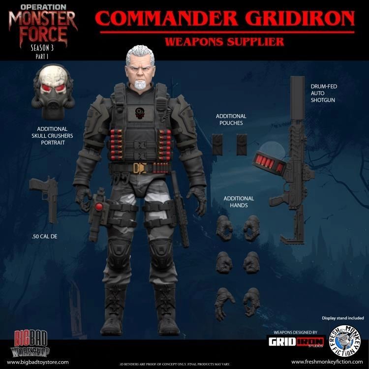 [in Stock] Fresh Monkey 1/12 Eagle Team Monster Force 3 Wave 1 Part 1 Commander Demon, Etc
