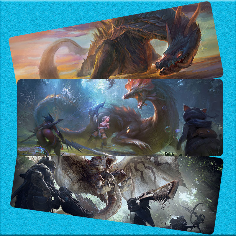 Monster Hunter Monster Hunter peripheral game mouse pad oversized padded padded laptop pad