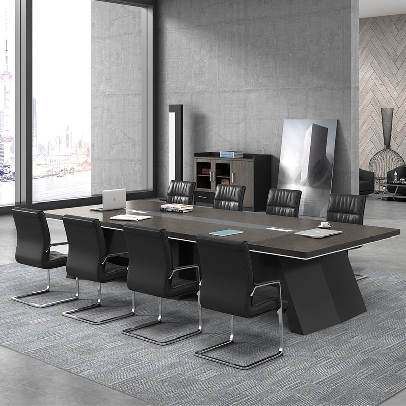 Office Furniture Large Conference Table Long Table Brief Modern Training Table Negotiation Table Meeting Table And Chairs Combined Rectangle