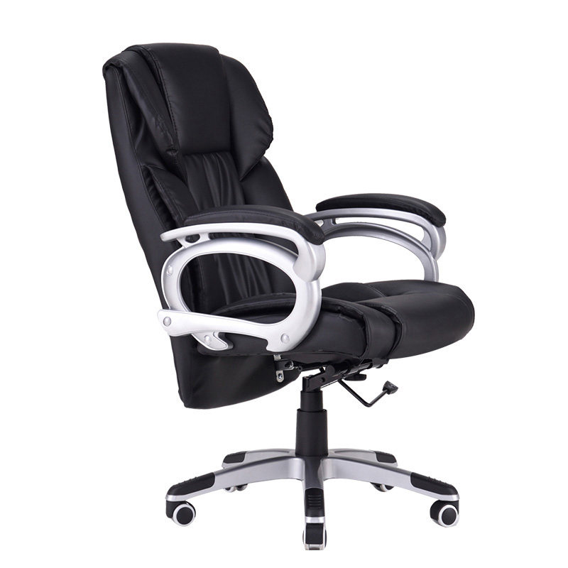 Can lie cowhide genuine leather boss chair office chair large class chair fashion computer chair can rest foot home office chair