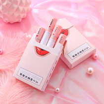 Mini-cigarette case mouth red moisturizing not easy to drop color students Smoke Tubes Affordable small crowdsourced shake-to-net reddits
