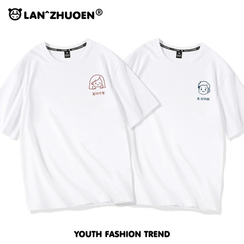 Летняя тонкая хлопковая футболка для влюбленных, сексуальная ретро парная одежда, короткий рукав, 2021 года