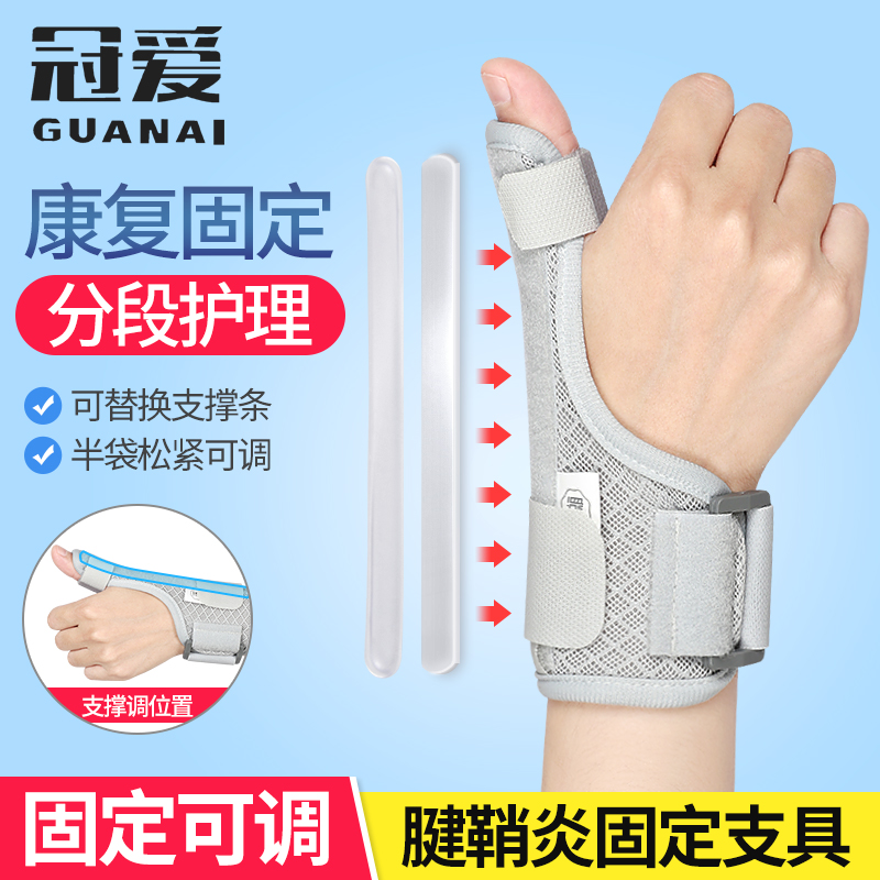 Crown love tenosynovitis protective sleeve thumb fracture fixed tendon sheath wrist protector mother mouse hand thumb splint