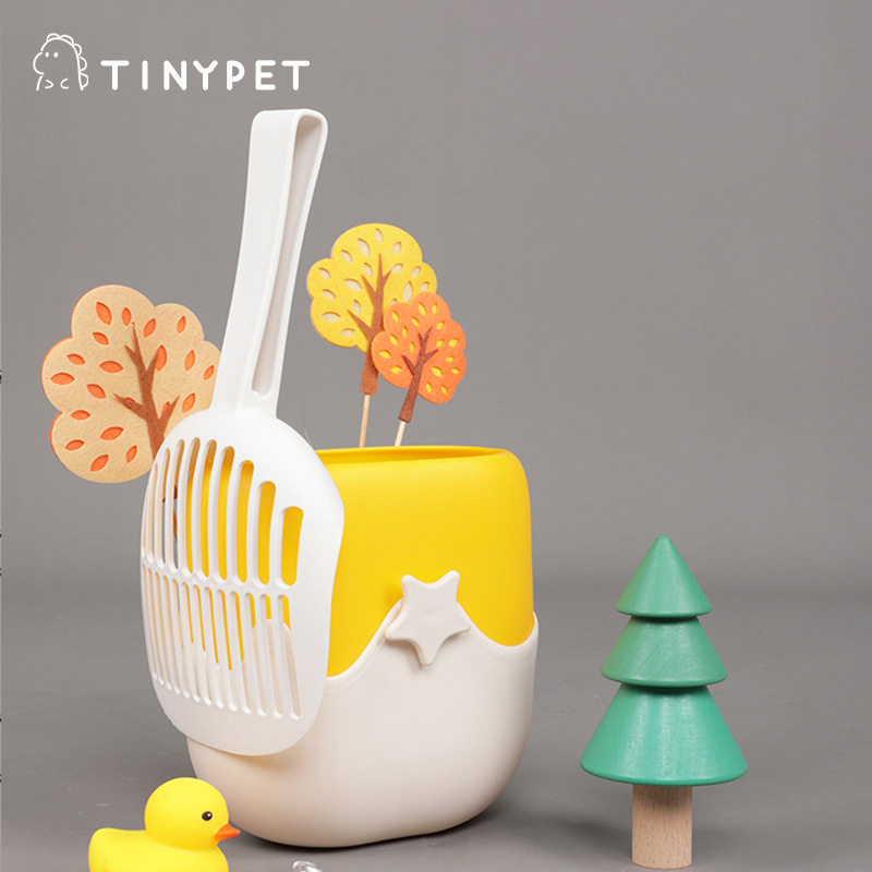 Tinypet Ice Cream Cat Litter Shovel Set Shovel Poop Combination Pet Cleaning Cat Supplies Cat Poop Shovel