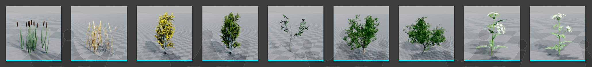 图片[21]-ue4虚幻商城植物花草树木落叶杂草鲜花植被杂木蘑菇自然物大合集-cg男孩