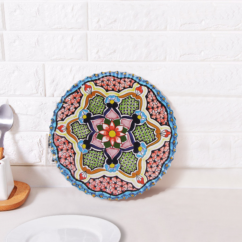 Creative ceramic pot pad appearance level beauty apparatus table mat necessities Turkish customs against the hot heat preservation and heat insulation mat mat