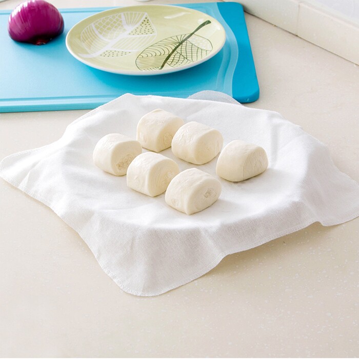 Kitchen Pure Cotton Steam Cage Cloth Round Home Steamed Dumplings Steamed Dumplings Steamed Dumplings Steamed Unglued Through Gauze Thickened Drawers Cloth