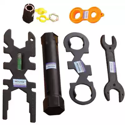 Washing basin basin faucet bubbler built-in wrench filter core water outlet tool disassembly, installation and loosening