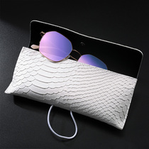 Ink mirror box female portable can be hung bag advanced sense anti-pressure eye box mens large capacity sun glasses box creative glasses bag