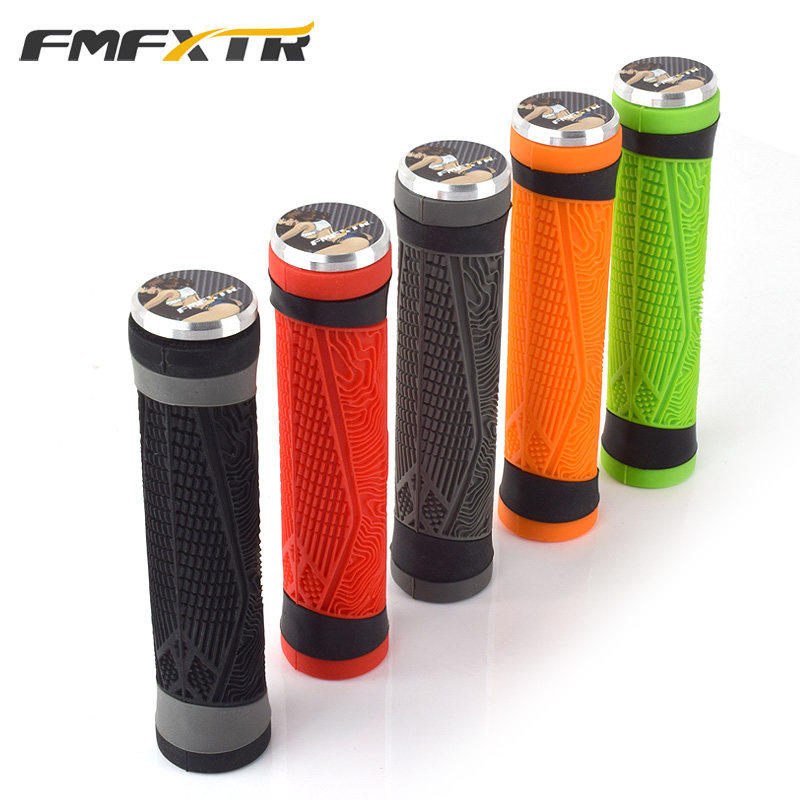 Non-slip silicone bicycle handle set mountain bike dead fly grip riding accessories balance bike grip handle rubber sleeve