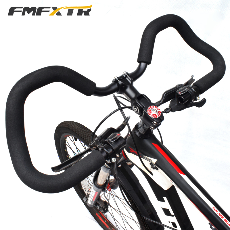 Mountain bike Butterfly put road bike tt rest long distance put the new touring bike handlebar heightened modified accessories