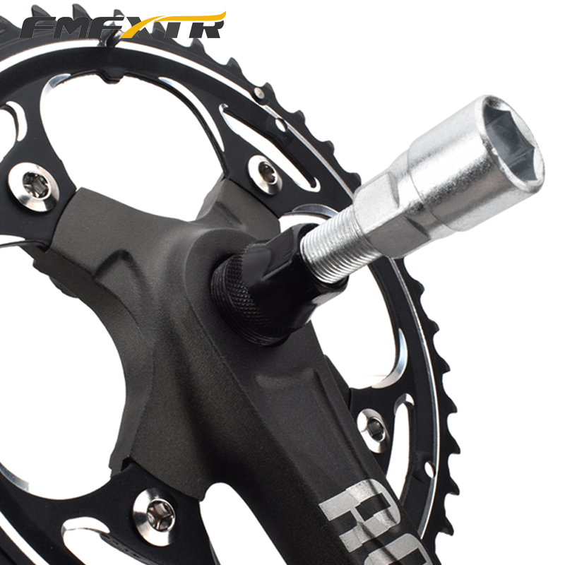 Mountain bike square hole middle shaft 68mm dead flying Palin bearing middle shaft 126 122 103mm universal accessories