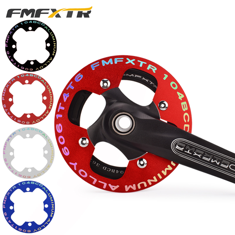 Mountain bike tooth plate Crank gear Single disc guard plate Chain positive and negative teeth Single speed chain plate Bed pack plate modification