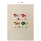 Детская ткань, заколка для волос, детский аксессуар для волос, челка, шпильки для волос, с вышивкой