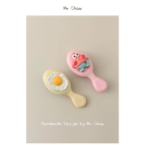 Брендовый маленький милый детский кушон, мультяшный массажер, портативная подушка безопасности, расческа, с медвежатами