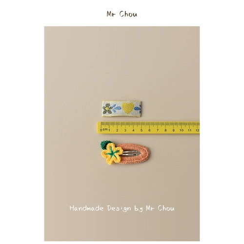 Детская ткань, заколка для волос, детский аксессуар для волос, челка, шпильки для волос, с вышивкой