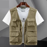 Красная униформа медсестры, мужской летний тонкий дорожный тактический альпинистский жилет