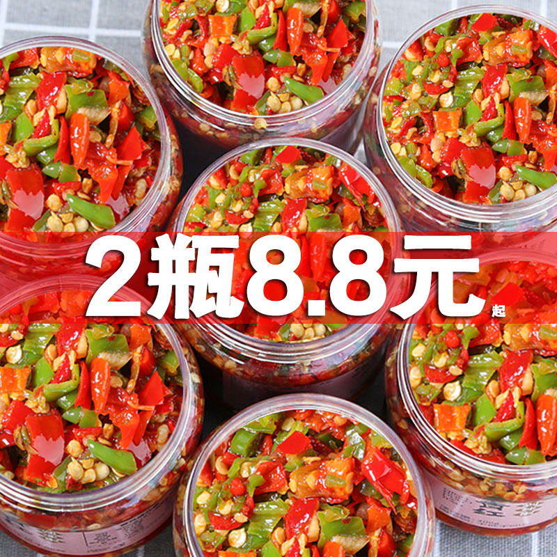 Hunan special production of chilli sauce with spicy garlic sauce with chopped peppers and peppery sauce with spicy sauce millet chopped peppers and peppers to taste 