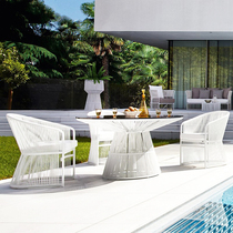 Nordic Virgin Outdoor Desk and Chair Fuji Outdoor Balcony Outdoor Balcony Waterproof Sun-proof Chair