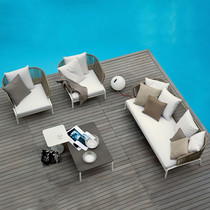 Outdoor furniture combination sofa chairLeisure outdoor garden garden balcony hotel designer engineering vine sofa