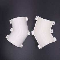 PPR Foaming Pipe Insulation Jacket Accessories 50 50 63 75 90110160 90110160 PVC Outsourcing Connection Sheet 45-Degree Bend