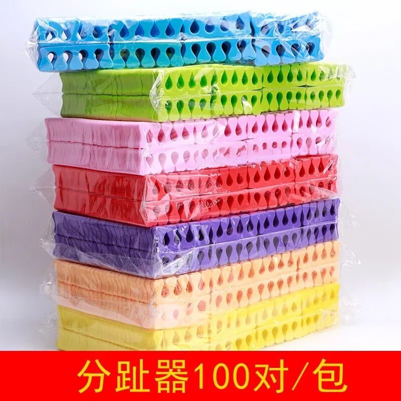 Toe Separator for Manicure and Pedicure, Toe Separator Clip, Disposable Japanese-Style Nail Toe Separator Sponge