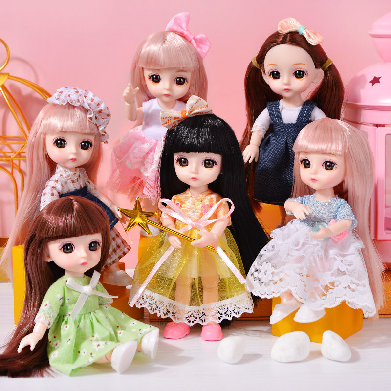 Xiaomu Classmate 17cm Barbie Danlu Doll Gift Set Girl Princess Birthday Gift Toy Collector's Edition