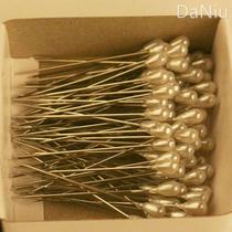 Stainless steel pins pearl needles jewelry positioning pins fixed needles bead needles cross stitch white 300 pieces