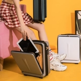 Портативный ретро маленький чемодан подходит для мужчин и женщин, система хранения, 16 дюймов, в корейском стиле