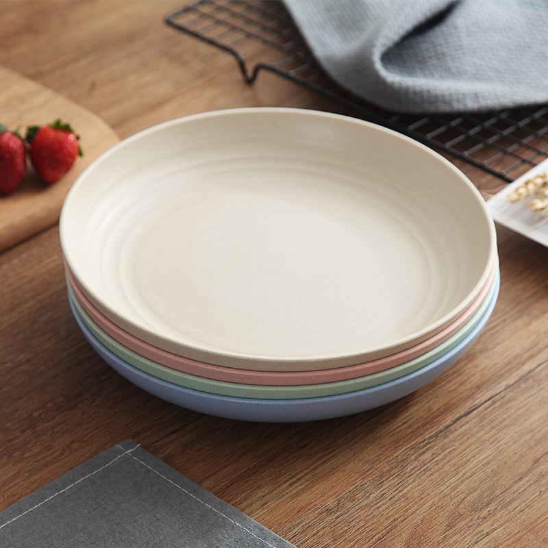 Nordic creative plate tableware combination set European household plate fall-proof cute Western plate Fruit plate
